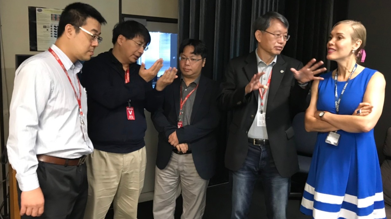 NRC研究員帶領國網中心參訪實驗室