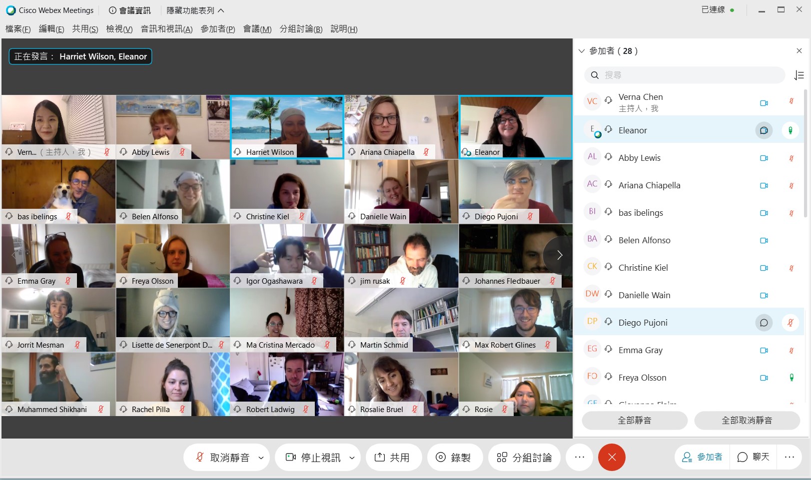 Figure 3. Networking on Day 3, Scavenger hunt 