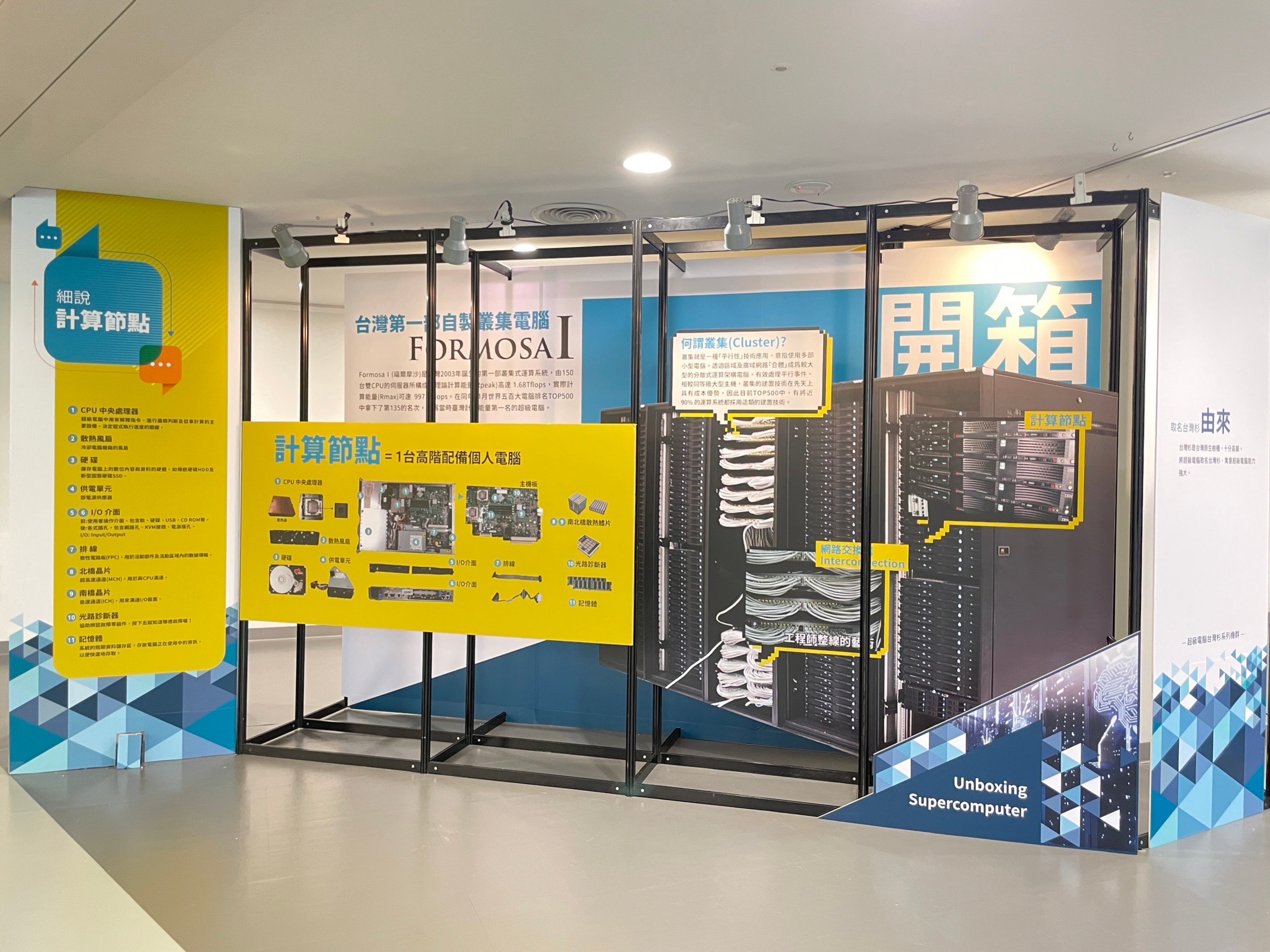 Beginning on 7/25, the National Center for High-performance Computing of National Applied Research Laboratories exhibits at the National Library of Public Information.