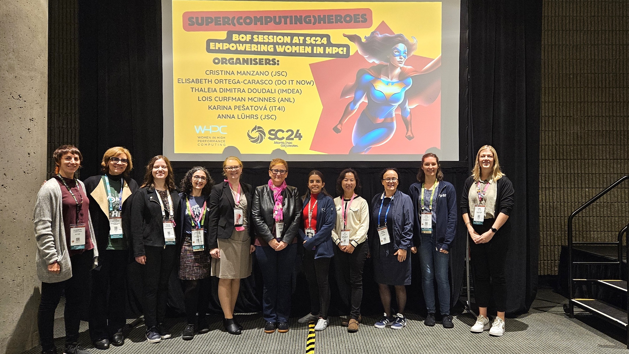 楊嘉麗研究員參與Women in HPC ( WHPC ) 會議，WHPC致力於推動高效能計算（HPC）領域的性別多樣性和包容性，為女性提供支持和資源