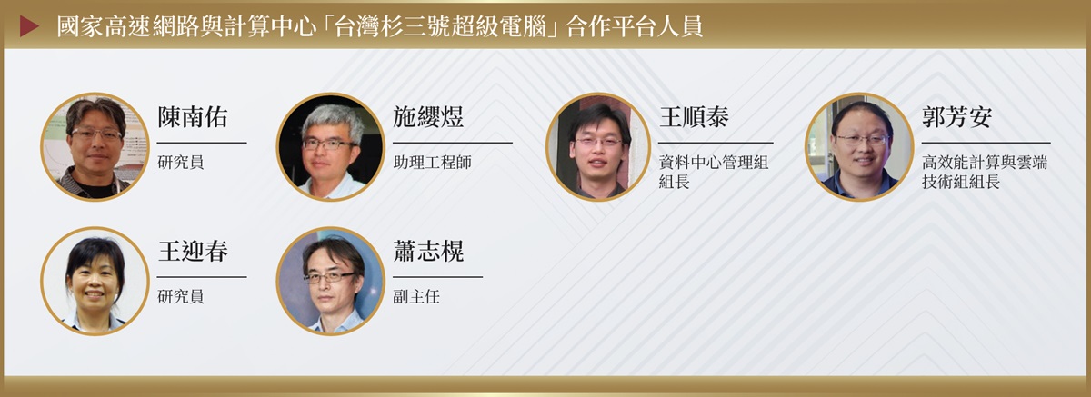 國網中心台灣杉三號合作團隊 國網中心台灣杉三號合作團隊