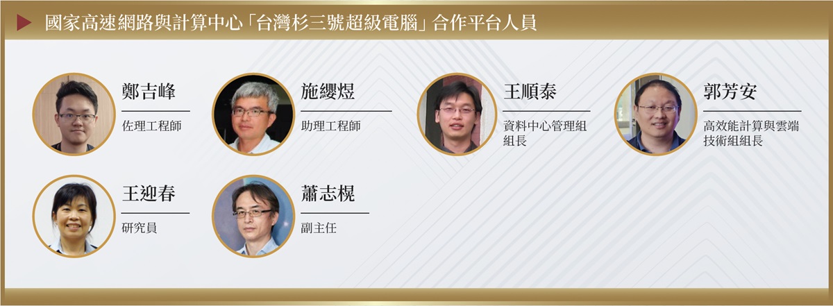 國網中心台灣杉三號合作團隊 國網中心台灣杉三號合作團隊