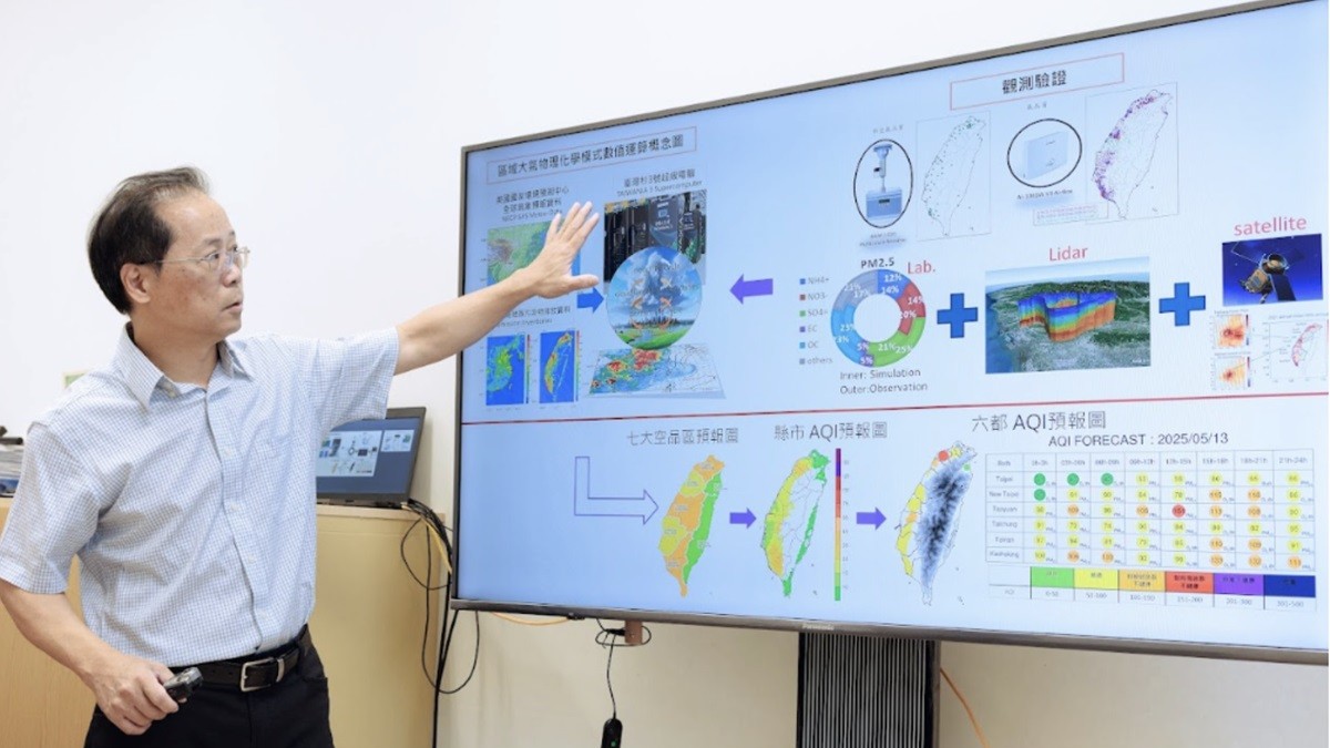 透過觀測驗證，有效提升空氣品質預報模式準確度。