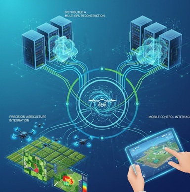 Ndvignition團隊來自 黃能富老師帶領的高速網路實驗室，將無人機影像拼接加速了 5.36 倍！！