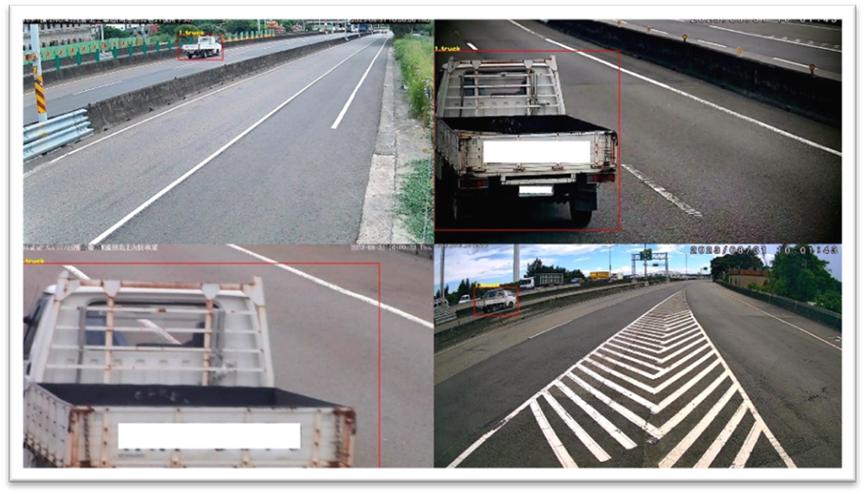 Figure 3. Continuous cross-camera vehicle tracking Figure 3. Continuous cross-camera vehicle tracking