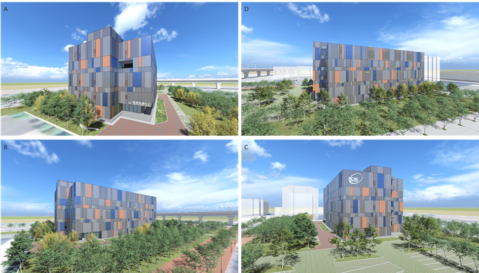 國網中心台南雲端算力中心建築預覽圖