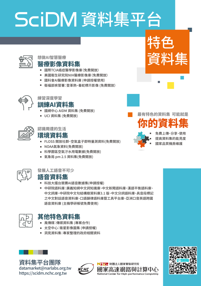 SciDM資料集平台介紹