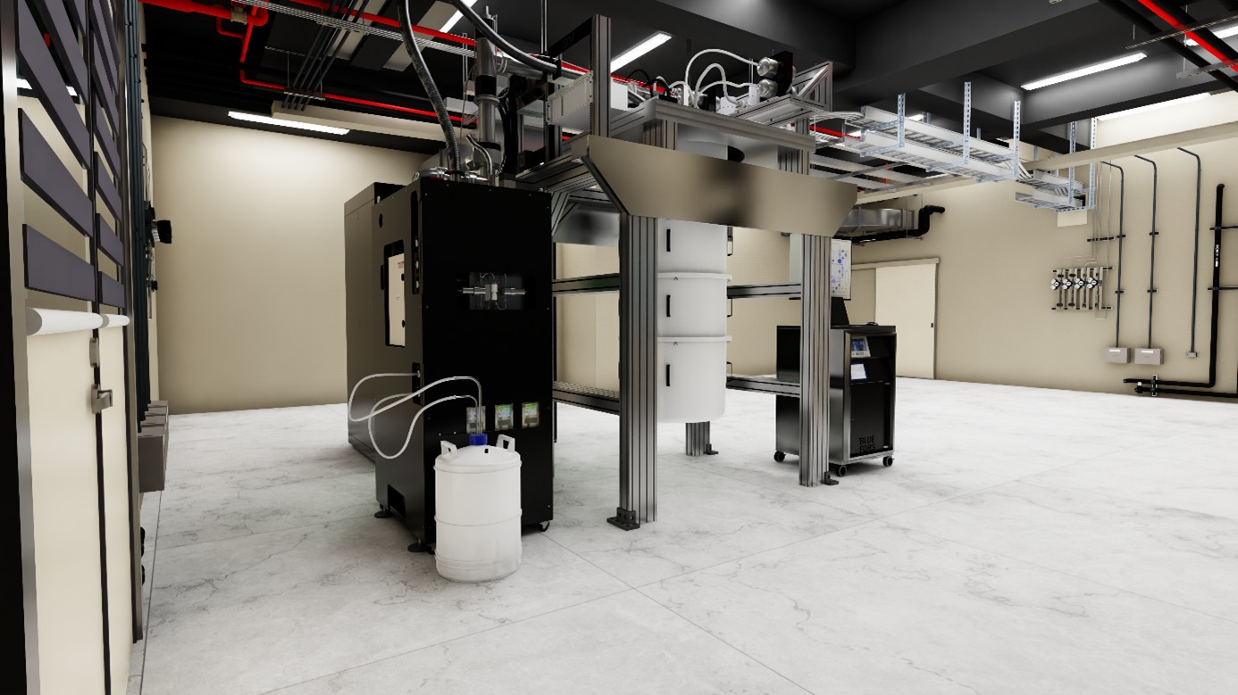 超導類型量子電腦(示意圖) 超導類型量子電腦(示意圖)