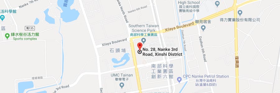 NCHC Tainan Branch Map
